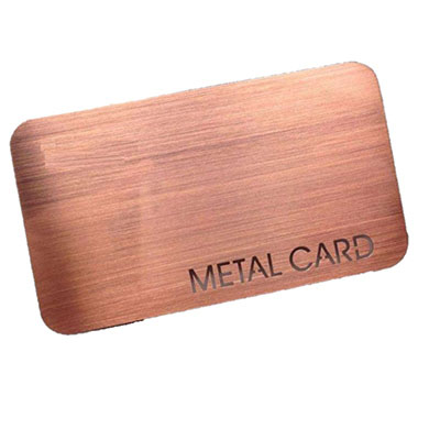 Stainless Steel Member Card
